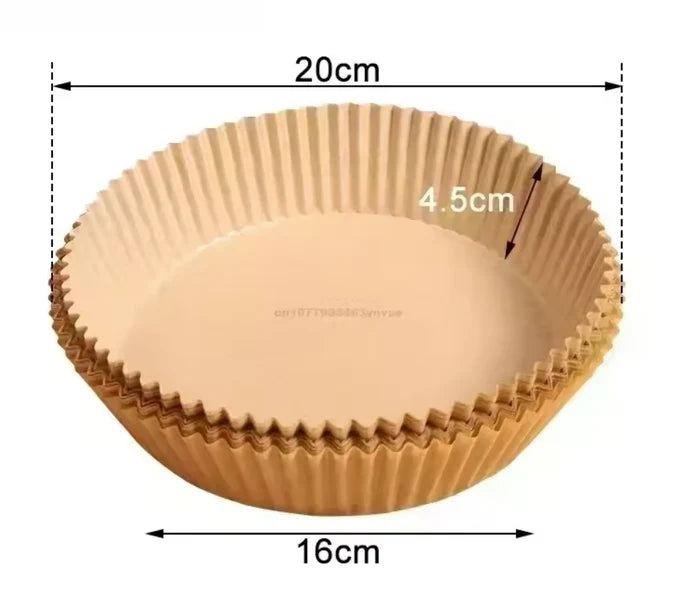 ⏰ Last Day Promotion – 60% OFF! Don’t Miss Out! 🚨 Disposable Air Fryer Baking Paper Non-Stick Liner