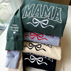 🎁 HOT MOTHER’S DAY DEALS YOU CAN’T MISS 🛒Custom Embroidered Comfort Colors Grandma and Grandpa Sweatshirt, Gift for Grandma/Grandpa