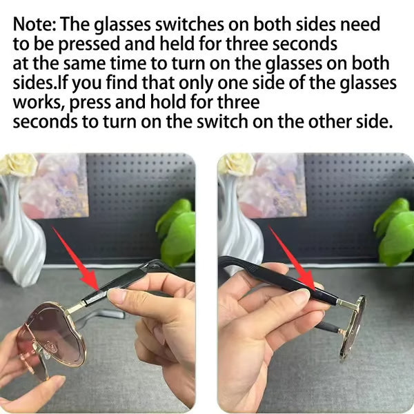 🎶⚡Wireless Audio Smart Glasses with Bluetooth 5.4 – Waterproof Sports Sunglasses with Anti-Blue Light & UV Shield 🕶️❄️