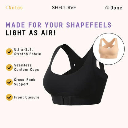 🎉LAST DAY -70% OFF⚡Posture Corrector Bra without underwire, with crisscross back and front closure