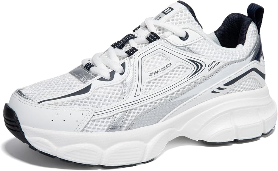 Women's Chunky Fashion Sneakers Casual Sports Shoes Mesh Breathable Athletic Gym Workout Tennis Shoe Platform Thick Walking Shoes