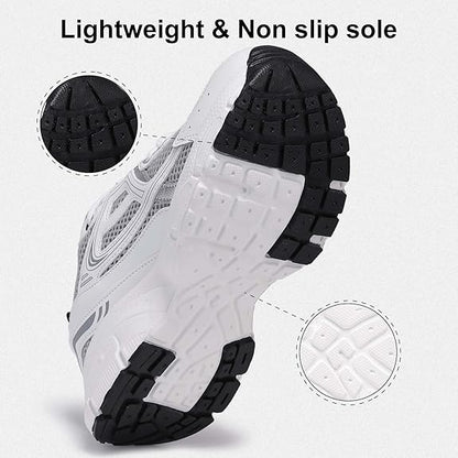 Women's Chunky Fashion Sneakers Casual Sports Shoes Mesh Breathable Athletic Gym Workout Tennis Shoe Platform Thick Walking Shoes