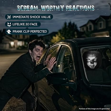 Ghost Face Headrest Covers