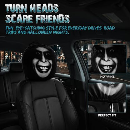 Ghost Face Headrest Covers