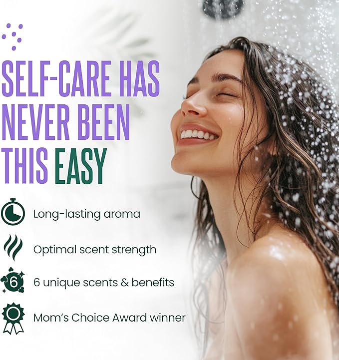 Shower Steamers Aromatherapy - Mother’s Day Gifts for Mom, Wife, Grandma - 30th, 40th, 50th & 60th Birthday Gifts for Women, Her, Best Friend, Daughter, Sister, Teens & Girlfriend - 6 Tablets