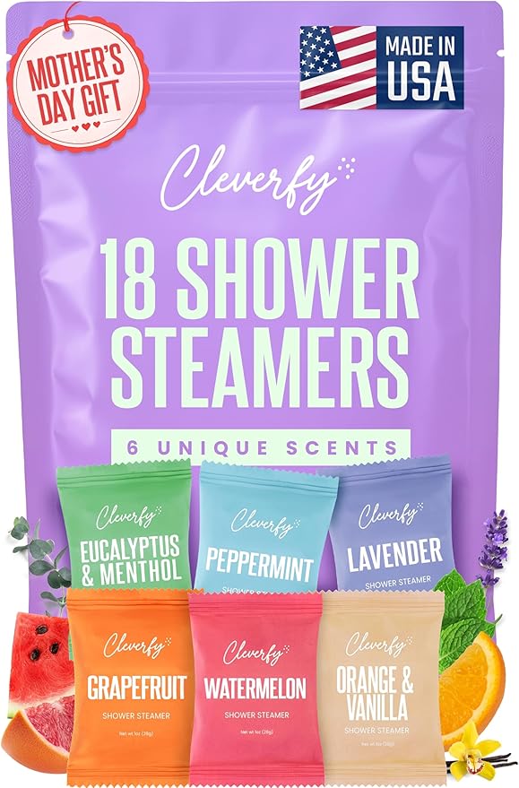 Shower Steamers Aromatherapy - Mother’s Day Gifts for Mom, Wife, Grandma - 30th, 40th, 50th & 60th Birthday Gifts for Women, Her, Best Friend, Daughter, Sister, Teens & Girlfriend - 6 Tablets