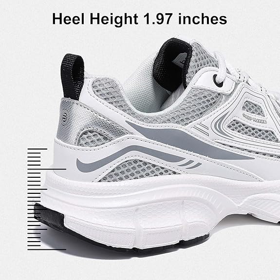 Women's Chunky Fashion Sneakers Casual Sports Shoes Mesh Breathable Athletic Gym Workout Tennis Shoe Platform Thick Walking Shoes