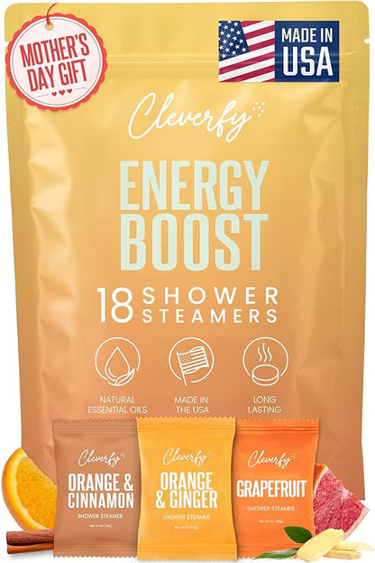 Shower Steamers Aromatherapy - Mother’s Day Gifts for Mom, Wife, Grandma - 30th, 40th, 50th & 60th Birthday Gifts for Women, Her, Best Friend, Daughter, Sister, Teens & Girlfriend - 6 Tablets