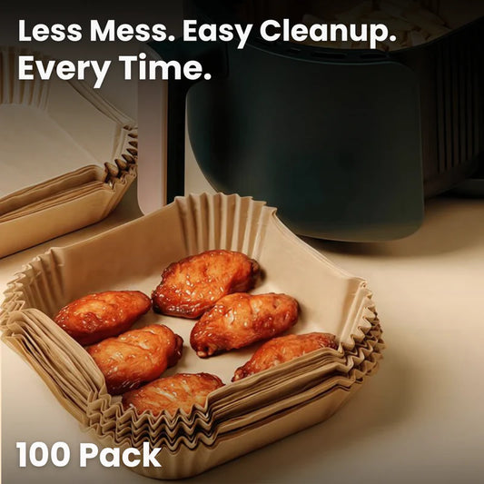 ⏰ Last Day Promotion – 60% OFF! Don’t Miss Out! 🚨 Disposable Air Fryer Baking Paper Non-Stick Liner