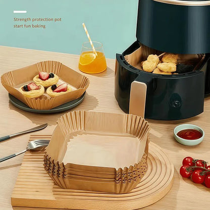 ⏰ Last Day Promotion – 60% OFF! Don’t Miss Out! 🚨 Disposable Air Fryer Baking Paper Non-Stick Liner