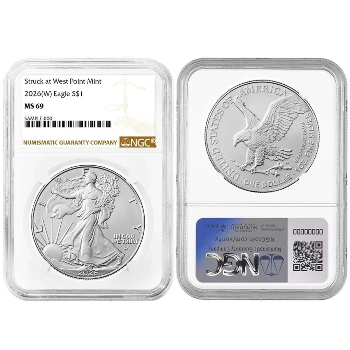 🦅Final 10 Sets Available✅1986–2026 American Silver Eagle Complete Date Set | NGC MS69 Certified 42-Piece Set