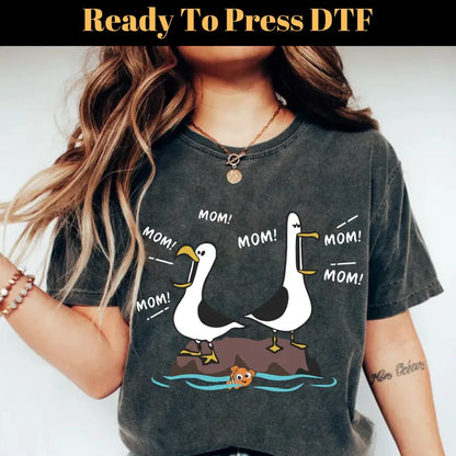 👩‍👧‍👦 FINAL HOURS FOR MOTHER’S DAY — UP TO 49% OFF 🔥Seagull Mom Mom Mom - Personalized Shirt - Funny Mother's Day Gift For Mom