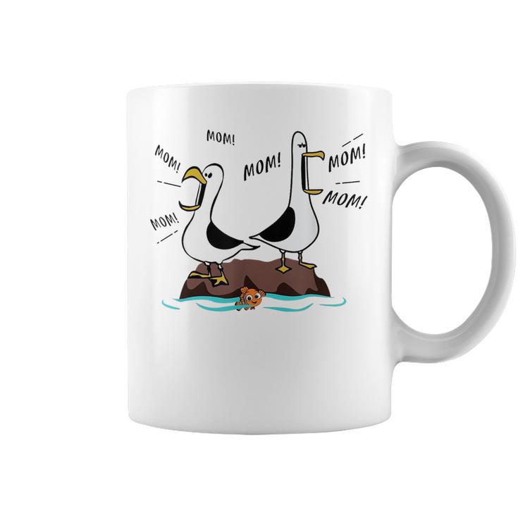 🏷️ MOTHER’S DAY CLEARANCE — 49% OFF 👩‍👧‍👦Mom Mom Mom Seagull Family Mother Coffee Mug