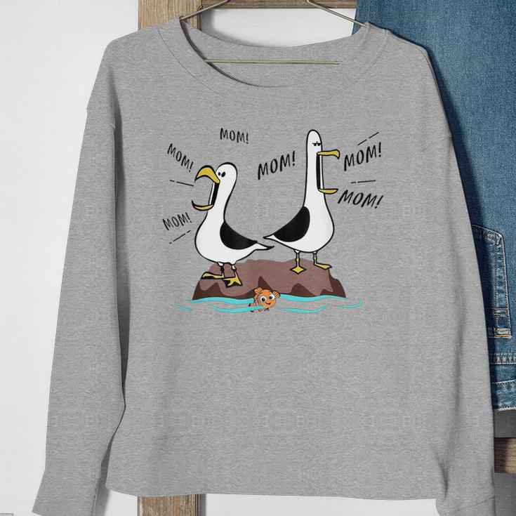 💐 MOTHER’S DAY FLASH SALE — 50% OFF 🚨Mom Mom Mom Seagull Family Mother Sweatshirt