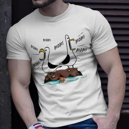 👩‍👧‍👦 FINAL HOURS FOR MOTHER’S DAY — UP TO 49% OFF 🔥Seagull Mom Mom Mom - Personalized Shirt - Funny Mother's Day Gift For Mom
