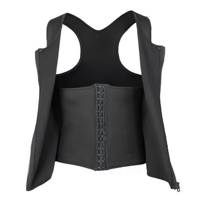 🔥 Last Day Sale – 49% OFF! ⏰ Men's Zipper Waist Trainer Trimmer Vest